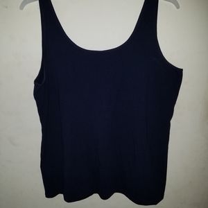 Maurices Size 2 Scoop Neck Navy Blue Tank